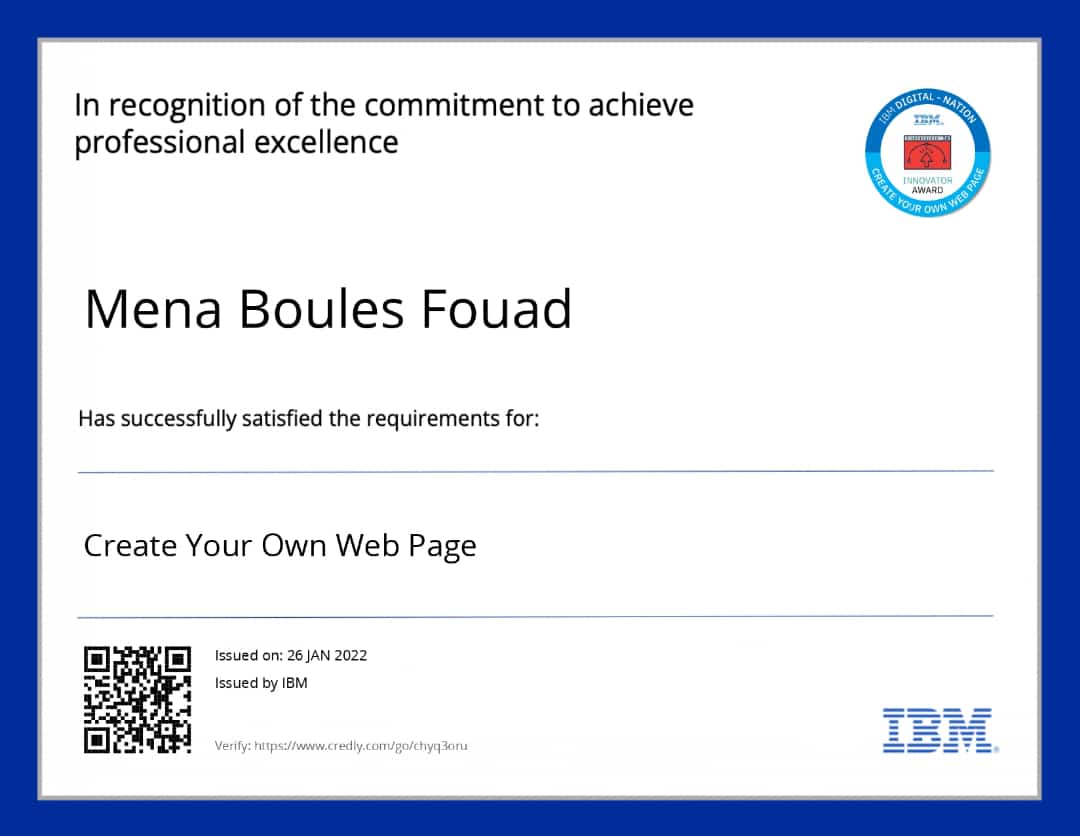 Great Web Pages IBM For Mena Boules